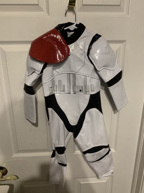 Disney Store Star Wars Storm Trooper Officer Costume Child Size 4 Bodysuit Only | eBay