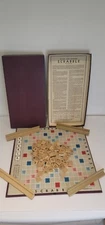 Vintage 1954 Edition Board Game of Scrabble by Selchow & Righter Co. As Is
