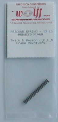 16662 WOLFF FITS S&W J K L N REBOUND SPRING 13# REDUCED POWER RP - NEW