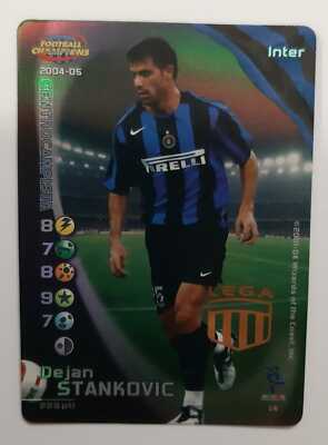 Football Champions Dejan Stankovic INTER Promo Lega 2004-05 Foil