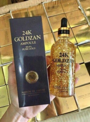 24k Gold Serum Goldzan Ampoule 99.9% Pure Gold KOREAN COSMETIC