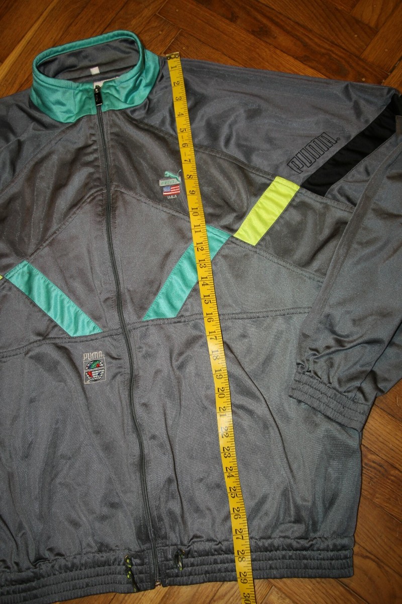 2000's ヴィンテージ PUMA ウルグアイ代表 ユニホームパーカー Vintage Puma zip-up XL track Jacket sweatshirt warm up faded