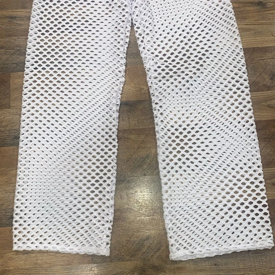 Pantalones de playa Kiwi + Punch blancos para cubrir redes pequeños nuevos con etiquetas Foto 3 de 4