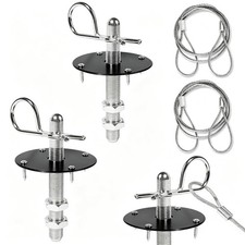 Stainless Steel Racing Hood Pin Lock Clip Kit for Car Truck