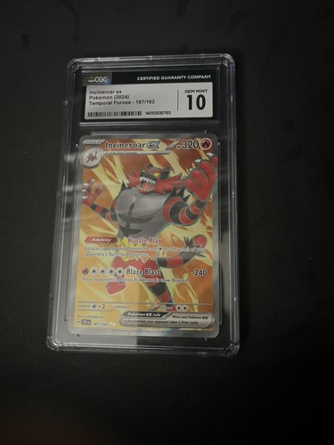 Incineroar ex graded CGC 10 for sale on eBay