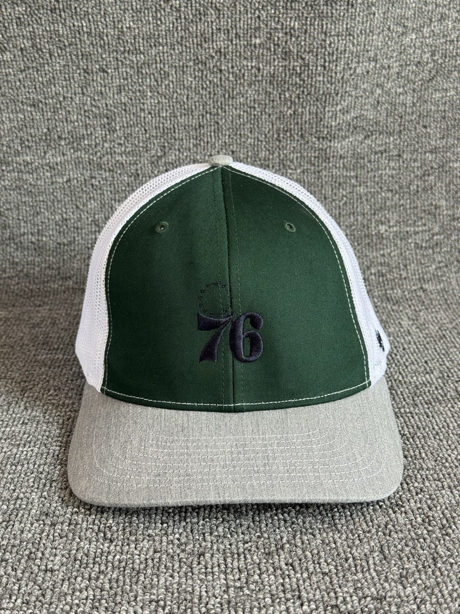'47 Brand Philadelphia 76ers Trucker Snapback Green White One Size Hat