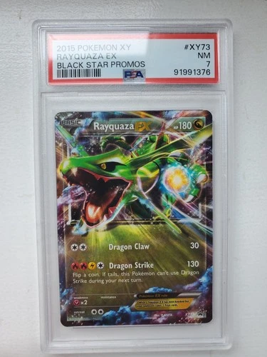 Rayquaza EX XY73 Black Star Promo 2015 PSA 7