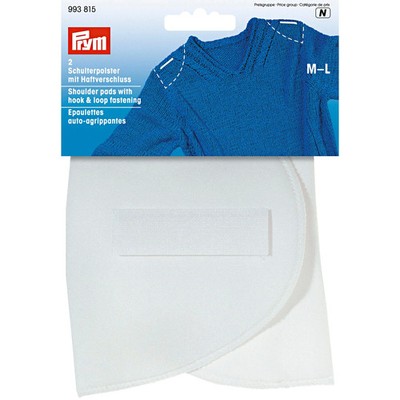 Prym Schulterpolster: Set-in mit Klettverschluss weiß M-L - 993815