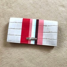Genuine Longchamp Longchamp Rozo Bi-fold Long Wallet White