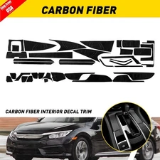 FOR HONDA Civic 10th 2016-2020 Carbon fiber car Interior decoration Full set