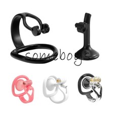 Inverted Negative Nylon Chastity Cage with Release Urinary Open Lock for Men