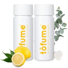 tofume - Effervescent Bathroom Air 1 Count Pack of 2 , Lemon Eucalyptus
