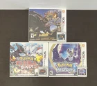 Nintendo 3DS Games Bundle Monster Hunter 4 Ultimate Pokemon Moon & Rumble Blast