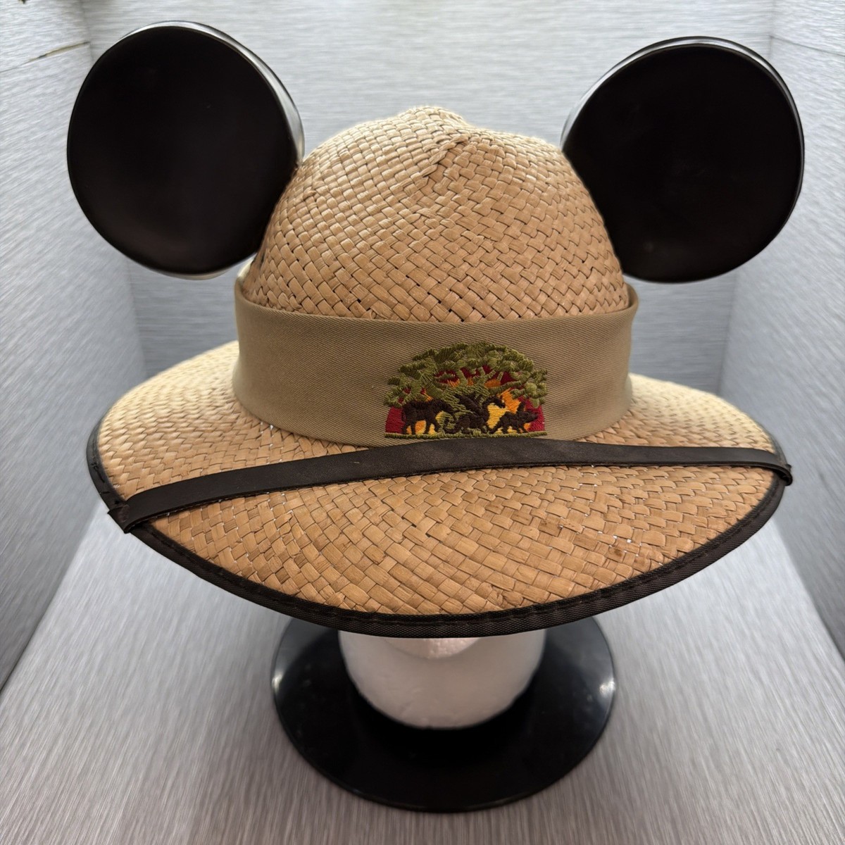 Disney Animal Kingdom Mickey Mouse Safari Hat Straw Wide  display picture 2