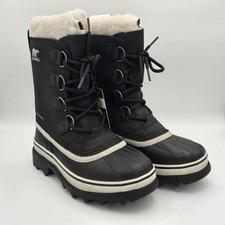 Sorel CARIBOU WP Men s Insulated Waterproof Snow Boot Black/Stone - NEW