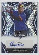 2020 Leaf Flash Blue 20/50 Yoelqui Cespedes #BA-YC1 Auto nd3