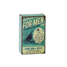Dark Rum And Spice Scented Bar Soap 10 oz Made In USA Cruelty Free