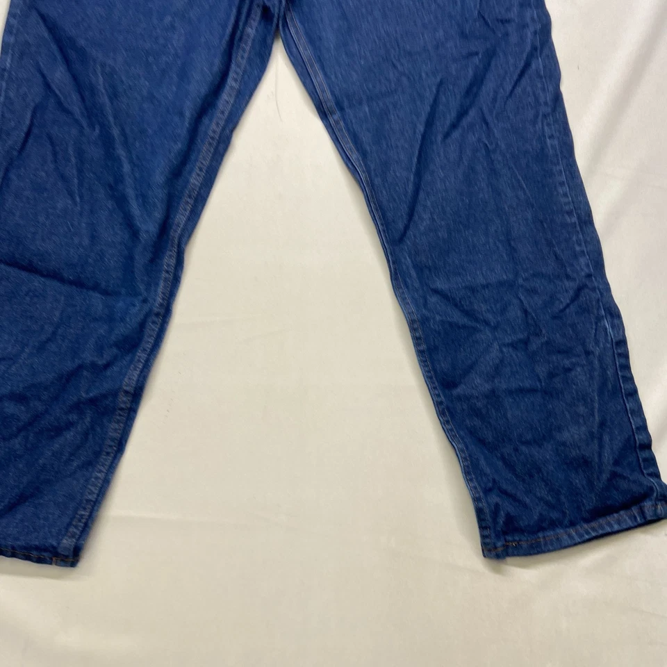 Property Of Aramark WearGuard Jeans Mens 42x32 Blue Denim Cotton High Rise - Image 2 of 4