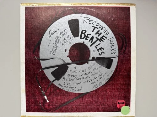 THE BEATLES RECOVERED TRACKS BORNOBY RECORDS VINYL 2 LP SET FROM 1980