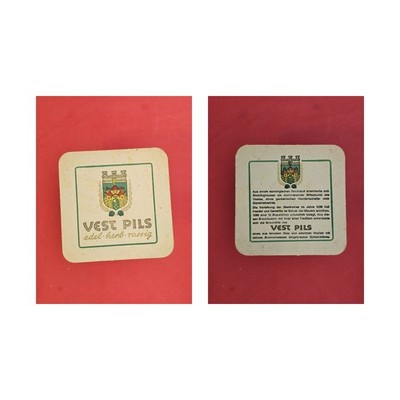 Vest edel-herb-rassig Brauerei Bierdeckel Bier