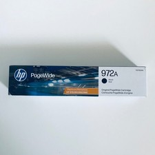2029 HP 972A Black Genuine OEM PageWide Ink Cartridge F6T80AN Pro 377/452