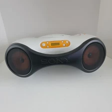 Sony ZS-X1 CD Radio Sport Boombox no OEM Power Adapter - Works w/ Batteries 