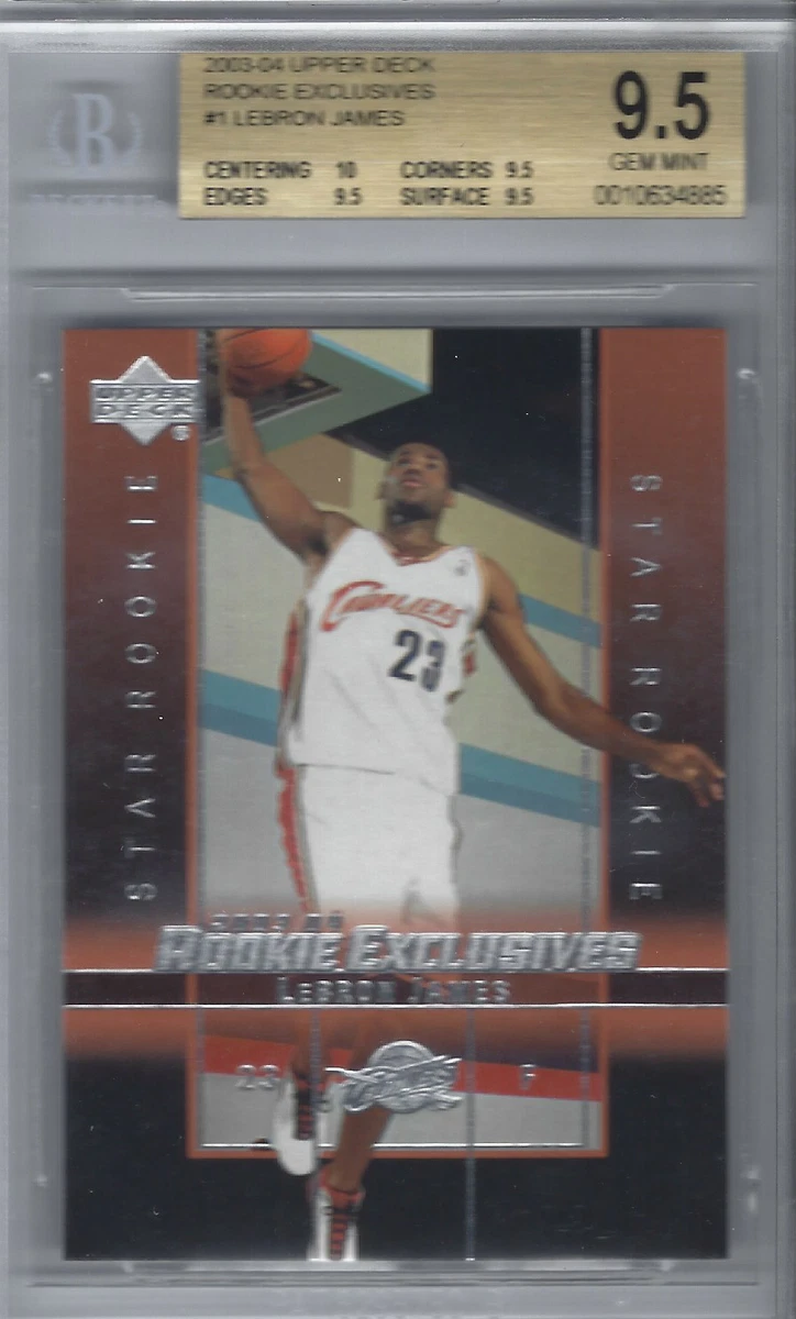 NBA カード Lebron James  Silver  BGS 9.5 LeBron James Grade 9.5 Basketball Rookie Sports Trading Cards