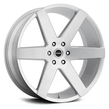 Strada CODA Wheel 22x9.5 (24, 6x139.7, 87.1) Silver Single Rim
