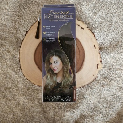 Daisy Fuentes Secret Extensions Revolutionary Headband #06 Medium Red Brown NIB!
