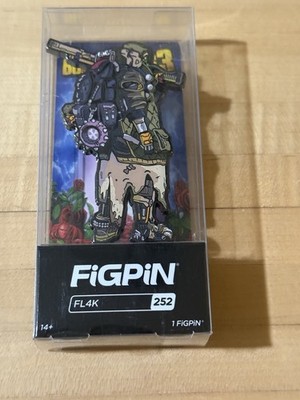 FIGPIN FL4K BORDERLANDS 3 #252 BRAND NEW Enamel Pin SEALED Gearbox 2K SOFT CASE