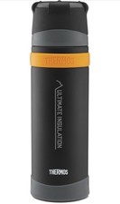 Thermos - Matt Black Ultimate Flask  Reusable 500 ml