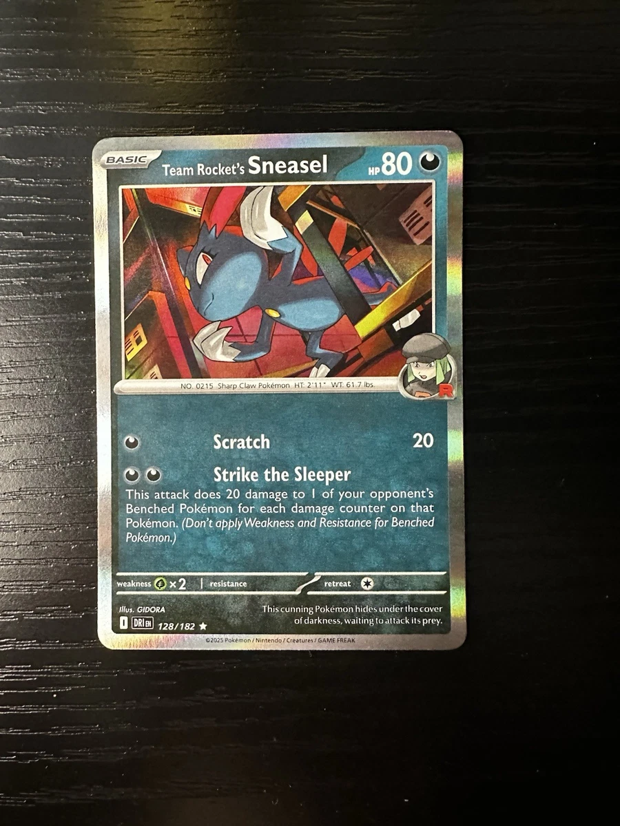 Team Rocket's Sneasel Pokémon TCG Cards for sale | eBay