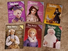 Vintage 1991 Doll Makers Workshop 6 Magazine Lot Volume VI And V
