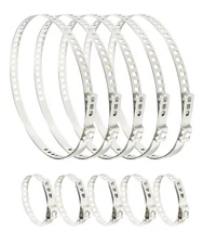 Zlirfy CV Boot Clamps,CV Joint Boot Crimp Clamp Kit,5pcs Small and 5pcs Large...