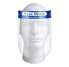 50 (10 Packs, 5/Per) Direct Splash Protection Face Shield ~FREE SHIPPING!~