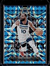 2023-24 Panini Mosaic #36 Mike Conley Reactive Blue