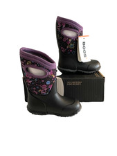 BOGS KIds York Winter Boots UNICORN Neon Size 8 Waterproof NIB Rain Gear Unisex