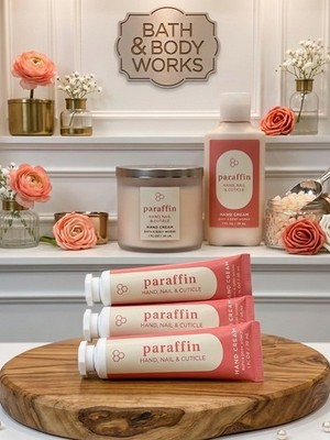 Bath & Body Works Paraffin Hand, Nail & Cuticle Hand Cream 1 oz. Lot of 3