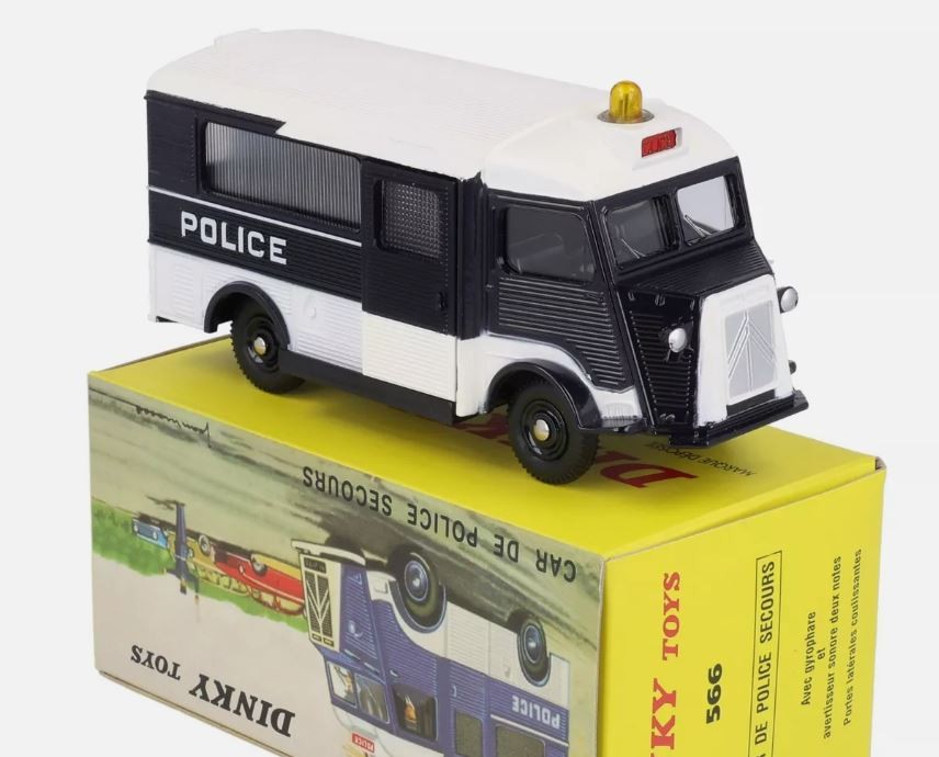DINKY TOYS, CITROEN HY Polizei – Atlas Edition, 1/43, DIN566 | eBay