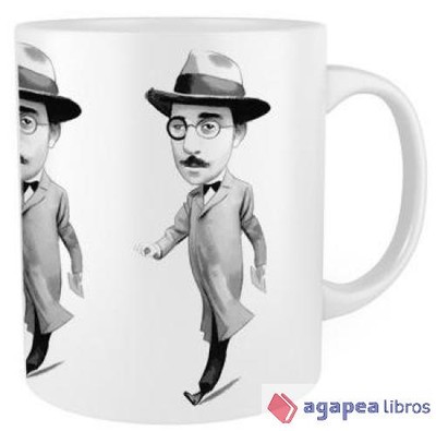Taza Fernando Pessoa. NUEVO. ENVÍO URGENTE (Librería Agapea)