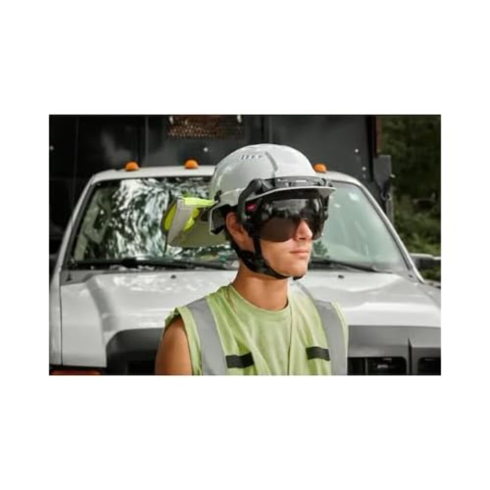 Milwaukee Electric - White Front Brim Vented Safety Helmet - Type 2 CL