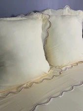 D. Porthault Paris  - Vintage - King Sheet Set -  100% Cotton Voile