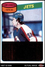 1980 Topps #227 Morris Lukowich Jets Leaders Jets-Hockey 8 - NM/MT