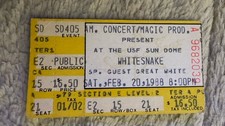 Vintage WHITESNAKE Ticket Stub 1988 - USF Sun Dome