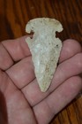 Cream Chert Archaic E-Notch Thebes Franklin Co, Ohio 2.5 x 1.25 Great Form — photo 4
