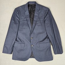 J. CREW Ludlow Blazer Mens 40R 100 Wool Jacket Navy Vitale Barberis Cononico