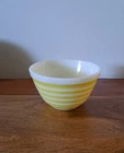 Vintage Pyrex 401 Mixing Bowl Yellow Stripe 1 1/2 Pint