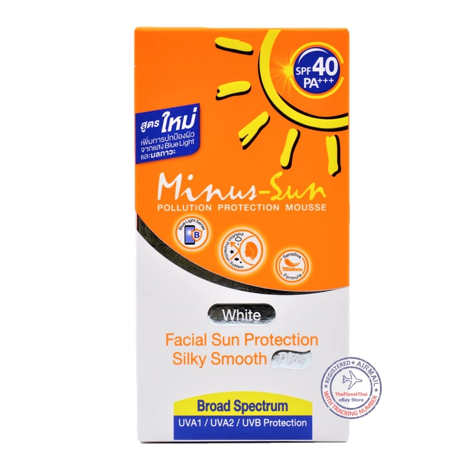 Minus Sun Minus Sol White Shade Facial Protection SPF40 Broad Spectrum 30g x 2 - Image 4 of 4
