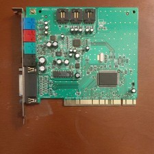 Creative Labs CT4740 PCI Plug-In Card 3.5mm Input/Output Audio Ports untested