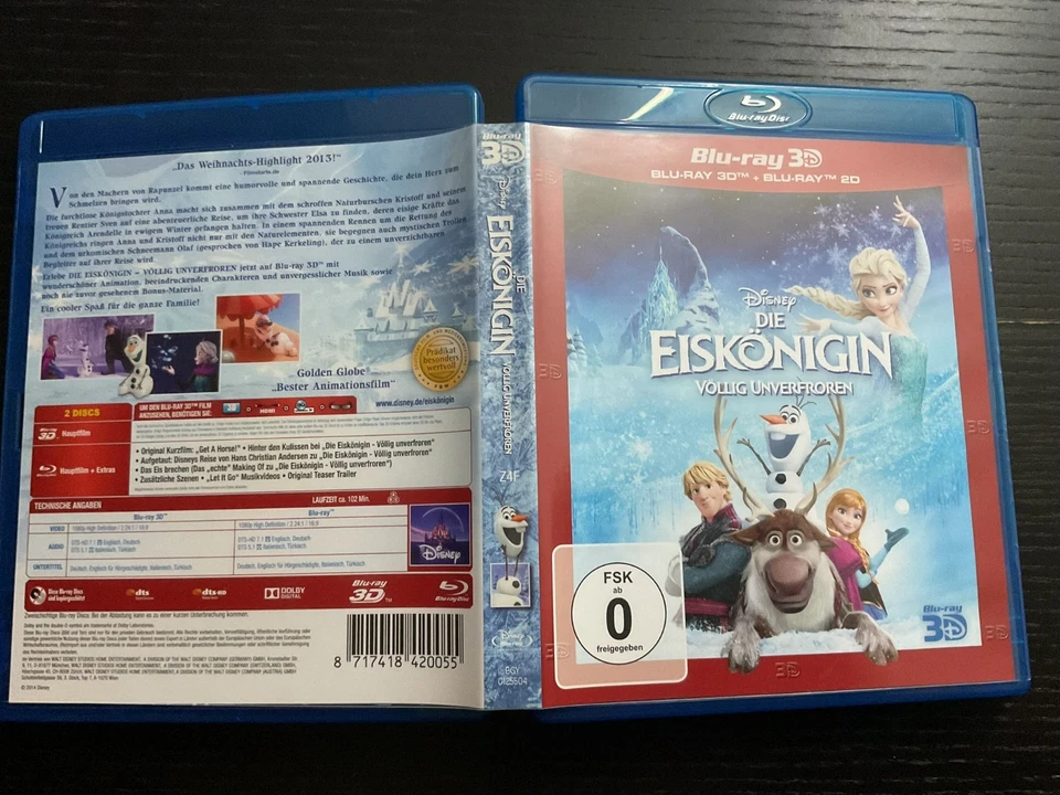 Die Eiskönigin - Völlig unverfroren (Blu-ray, 2014, 2-Disc Set) - Bild 3 von 4
